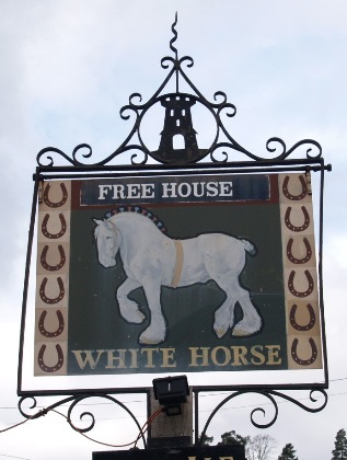Upper Soudley, White Horse