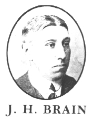 Portrait photograph of J. H. Brain
