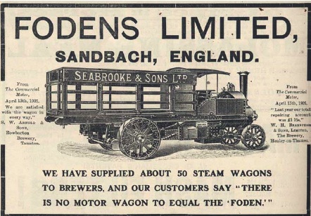Slow but sure, the Foden steam wagon