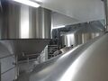 The new Huppmann brewhouse - the silo on the left feeds the wet mill