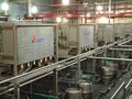 The 16 lane APV kegging line dates from 1993 and will fill 1000 50L kegs an hour