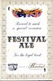 Brewed especially for the Festival of Britain in 1951. See: Barclay, Perkins & Co. Ltd