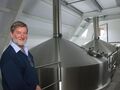 Head Brewer Mike Powell Evans with his new plaything