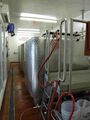 Three 'square' fermenters in an attemperated room held at 20oC
