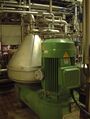Close up of a Westfalia beer centrifuge