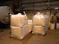 Tote bags of malt from Warminster