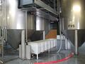 View of five 60brl conical fermenters by Bedford Engineering