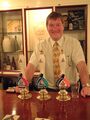 Head Brewer Mike Powell Evans in the visitor centre
