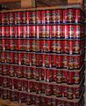 Empty Badger cans awaiting filling for export