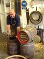Cooper Llew Jones was originally at Chesters in Manchester.About 100 wooden firkins go to a dozen local pubs