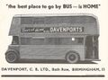 Davenport's bus. Courtesy Mike Ashworth Collection