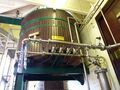 Mash tun - the finished batch is 36brl from a 375kg charge