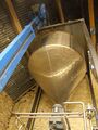 The head room allows a hefty grist case for the 450kg mash