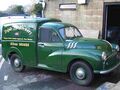 The vintage Morris Minor van
