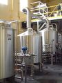 Hot liquor tank and brew plant in the Pilot Brewery