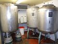 Old cellar tanks in use as maturation vessels
