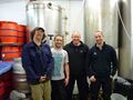 The brewing team; Chris Brooke, Jake Griffin, Malcolm Downie and Stuart Moss…
