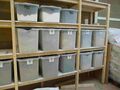 Specialist malts are stored in boxes