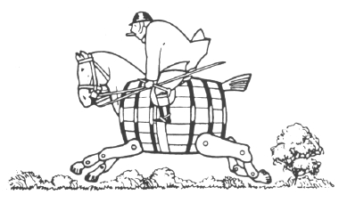 Rhymney Brewery's Hobby-Horse logo