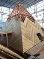 The restoration of Kiln No.3 underway